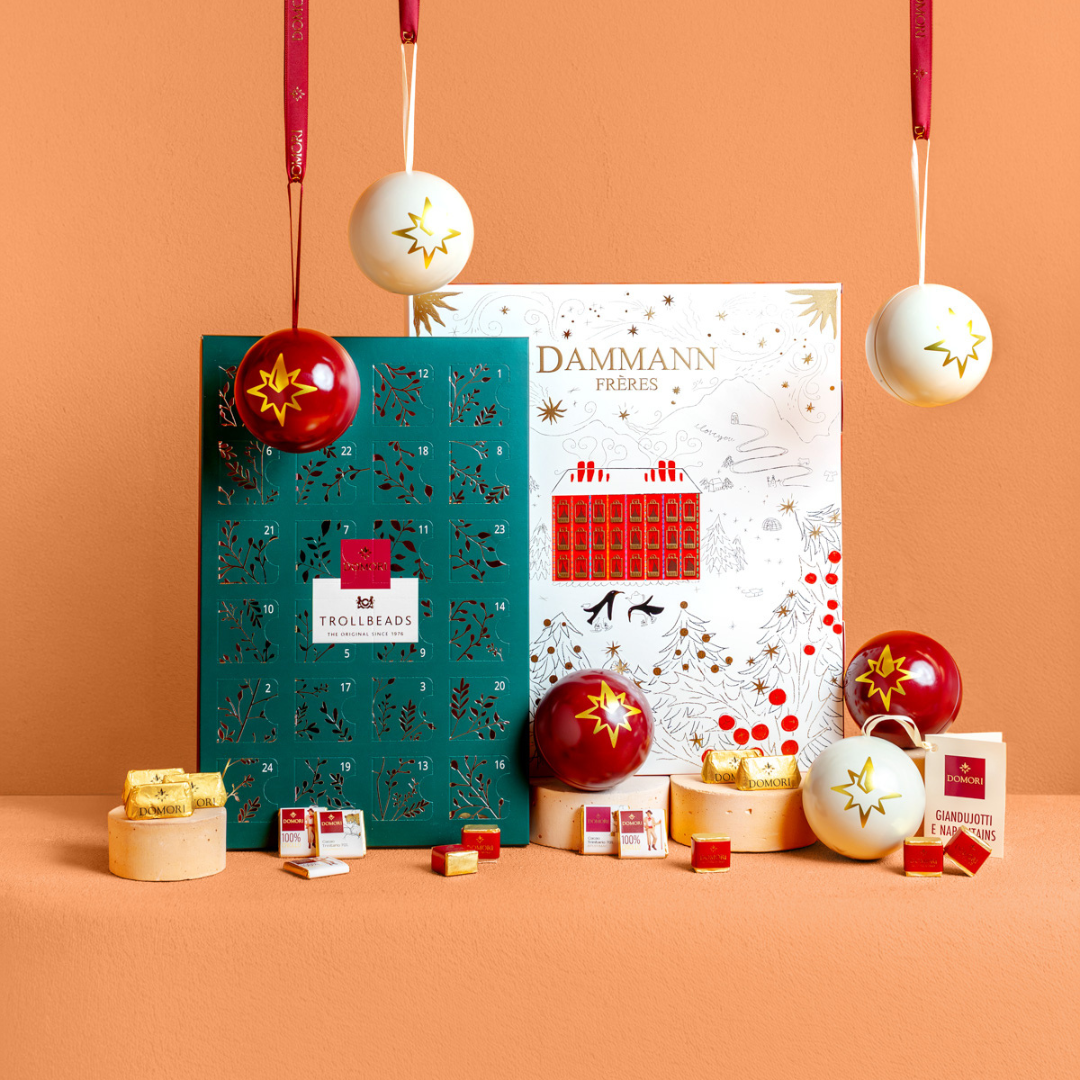 calendario dell'avvento domori; calendario dell'avvento dammann frères